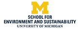 School for Environment and Sustainability University of Michigan logo